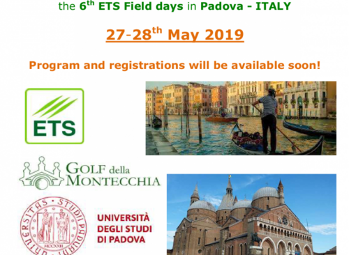 ETS Field Days 2019: date announced!